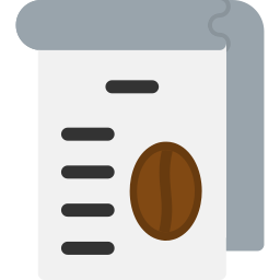 Coffee menu icon