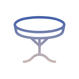 Circle table icon