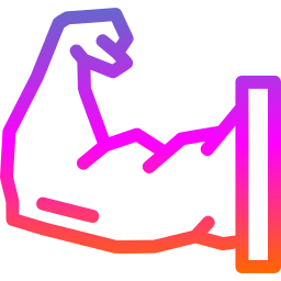 Arm muscle icon