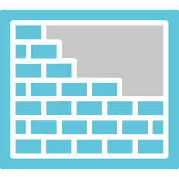 Brick wall icon