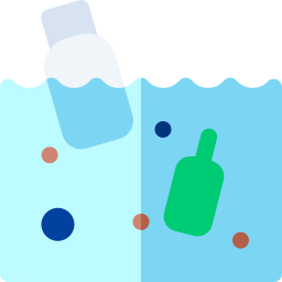 Water pollution icon