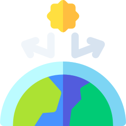 Greenhouse effect icon