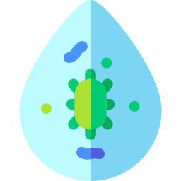 Water pollution icon