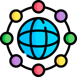 Global network icon