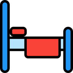 letto d'ospedale icona