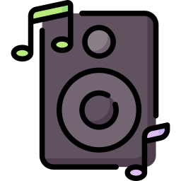 Music speaker icon