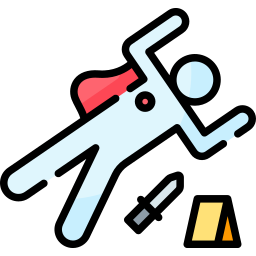 Crime scene icon