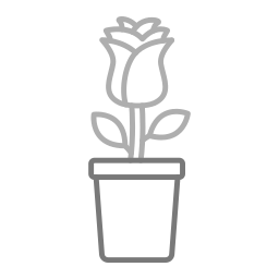 Flower pot icon