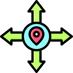 Traffic circle icon