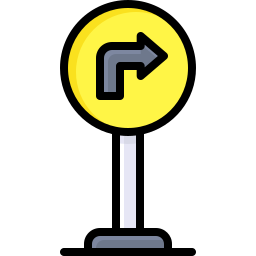 Turn right icon