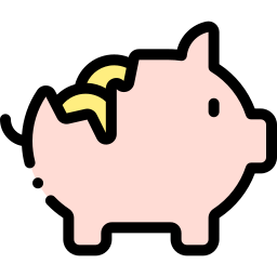 Piggy bank icon