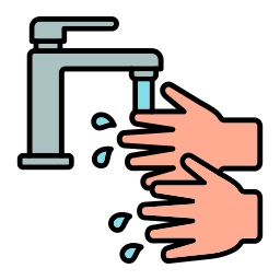 Washing hands icon