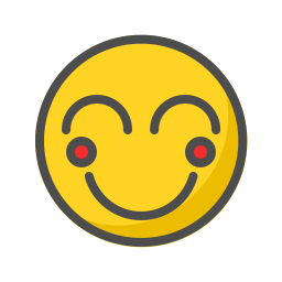 Smile emoticon icon