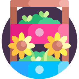 Flower pot icon