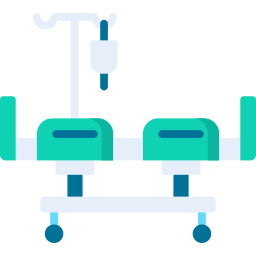 letto d'ospedale icona