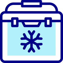 tragbarer kühlschrank icon