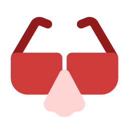 Party glasses icon