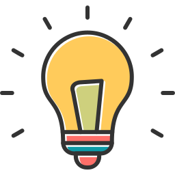 Idea bulb icon