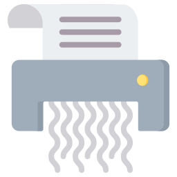 Paper shredder icon