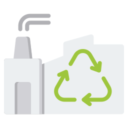 Recycling plant icon