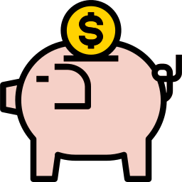 Piggy bank icon