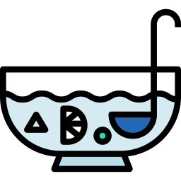 Punch bowl icon