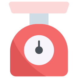 Kitchen scale icon