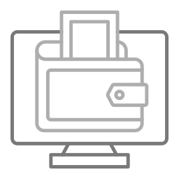 digitale geldbörse icon