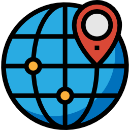 geographisches positionierungs system icon