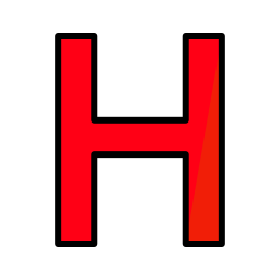 Letter h icon