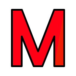 Letter m icon