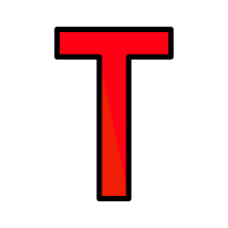 Letter t icon