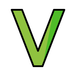 Letter v icon