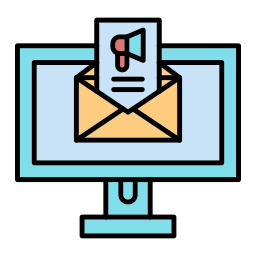 Email marketing icon