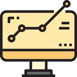 Line chart icon