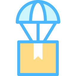 Drop shipping icon