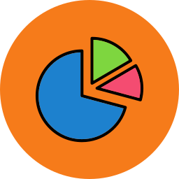 diagramme circulaire Icône