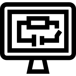 circuit électrique Icône