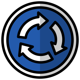 Roundabout icon