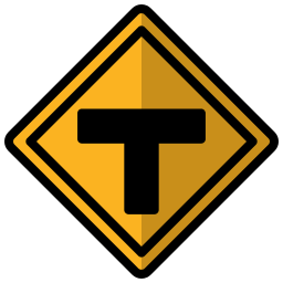 T junction icon