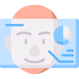 Facial recognition icon