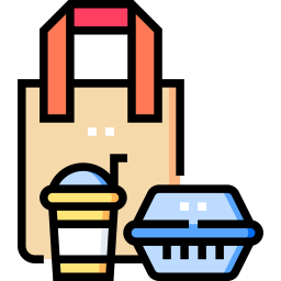 Food delivery icon