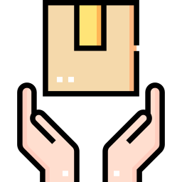 Handle with care icon