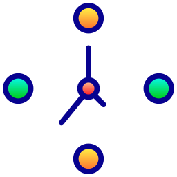 relógio de parede Ícone