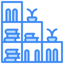 Book shelf icon