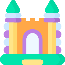 Inflatable castle icon