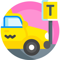 Taxi stop icon