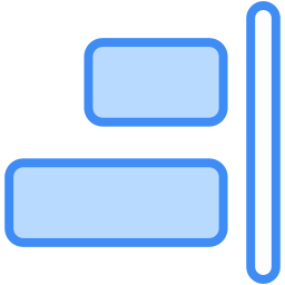 Right alignment icon