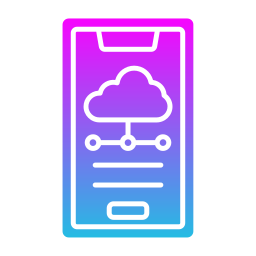 mobile cloud icon