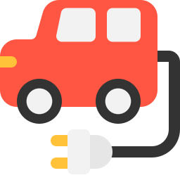 Electric car icon